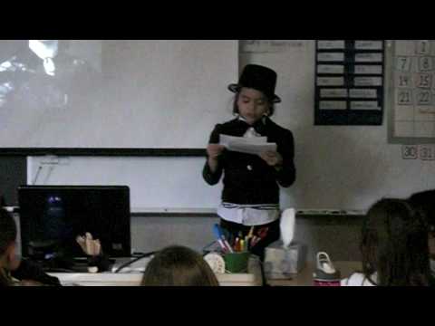 Maddie on the history of Abe Lincoln