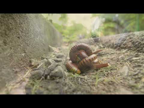 "Dust centipede and venomous fangs – A terrifying predator of the underground world"