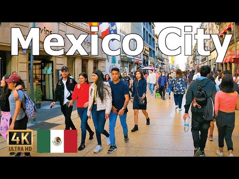 Mexico City 4K - Walking Tour in 2023 - CDMX 🇲🇽