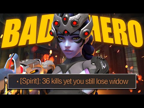 "widowmaker is a throw pick"