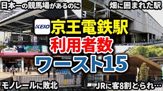 京王電鉄駅乗降客数ランキングワースト15【ゆっくり解説】