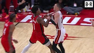 FIGHT BREAKS OUT AT END OF HEAT-ROCKETS 😳