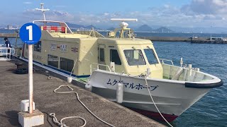 六口丸海運 船窓 児島観光港(岡山県)→本島(香川県丸亀市)/ 児島観光港1600発