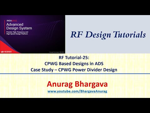 RF Design-25: CPWG Based Designs in ADS