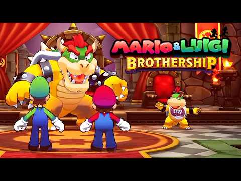 Mario & Luigi Brothership - NEW Gameplay (Overworld & Battle)