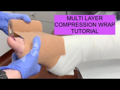 Wound Care MULTILAYER COMPRESSION WRAP DRESSING Tutorial