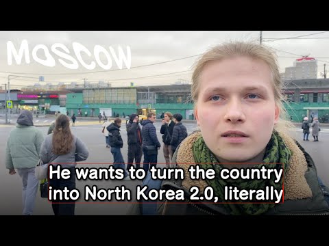 A young Russian man is disappointed with Putin