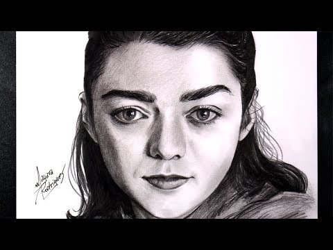 Drawing Arya Stark #GameofThrones