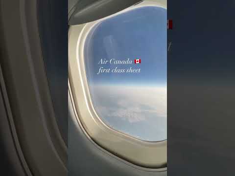 🇨🇦エアカナダに乗ってニューヨーク→トロント｜何故かファーストクラスにアップグレード｜First Class sheet with Air Canada #shorts #canada #カナダ