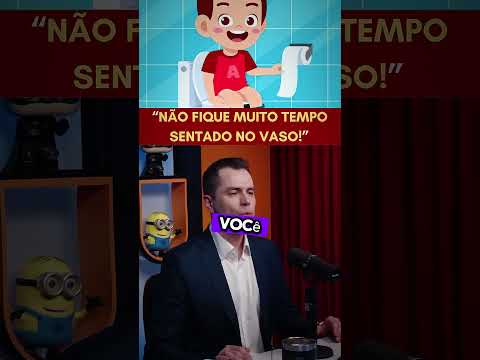 Dr Fernando Lemos: NÃO FIQUE SENTADO MUITO TEMPO NO VASO!