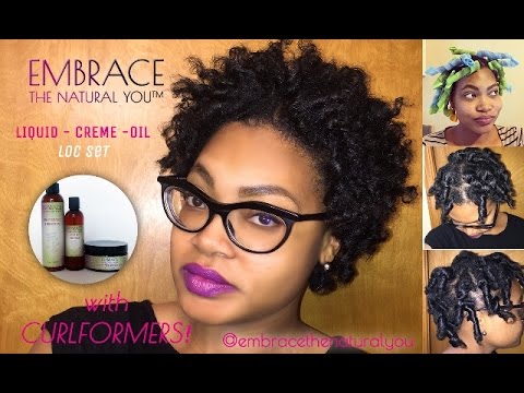 Curlformers on Short Natural Hair