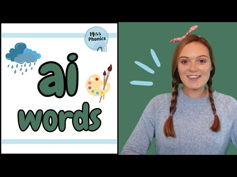 Learn to Blend 'ai' Words with Miss Phonics | Phonics Blending Practice for Kids | British Teacher