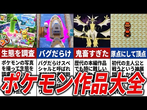 ポケモン作品の激動すぎる歴史を総振り返り！【総集編】