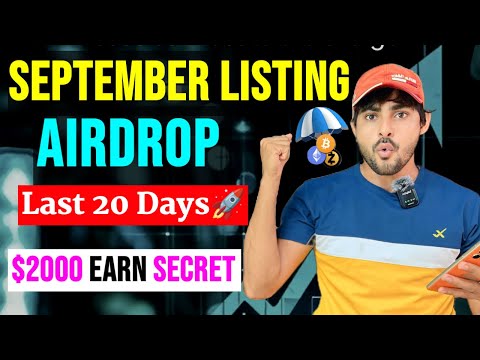 September Listing Airdrop List📌|| Blum Listing Date || Rocky Rabbit Mining || Catizen,Cats Airdrop