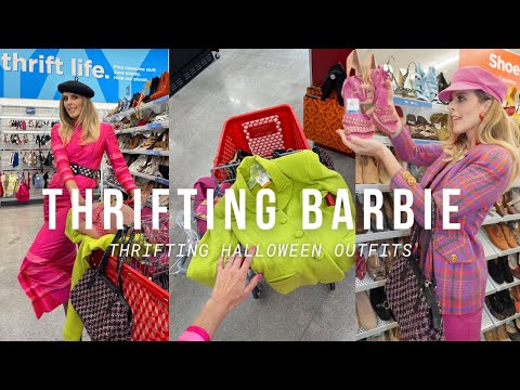 THRIFTING BARBIE LOOKS FOR HALLOWEEN