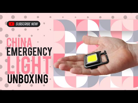 Emergency light || SOS ligth || keychain LED light || #emergency #unboxing  #led #ledlights #sos