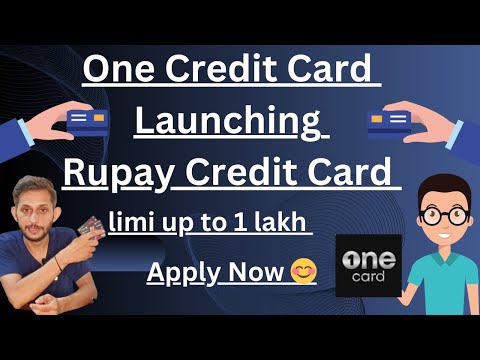 🙋‍♂️🔥One Credit Card Rupay Credit Cards Lunching 🔥l.