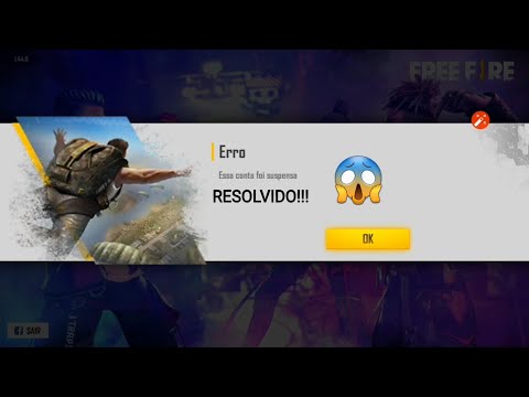 Como voltar a jogar free fire com erro de conta suspensa! E fazer compras dentro do jogo. (2020)