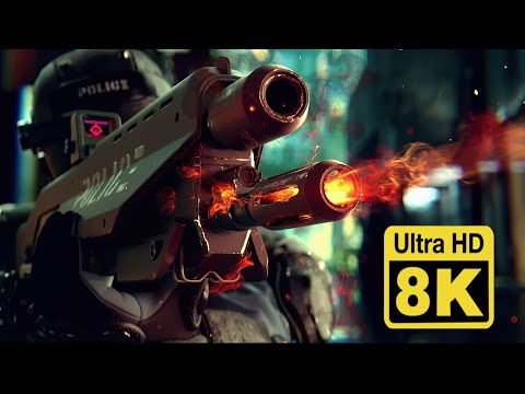 Cyberpunk 2077 - Teaser Trailer 8K (Remastered with Neural Network AI)