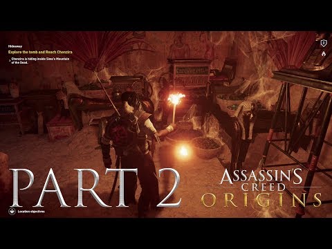 Assassin's Creed Origins Ep 2 - "Gear Up" and "Hideaway" quests, crafting and equipping gear