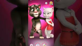 Talking tom and angela 😁😂 #shorts