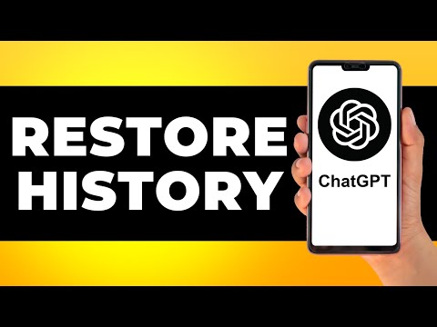 How to Restore Chatgpt History (Step by Step)