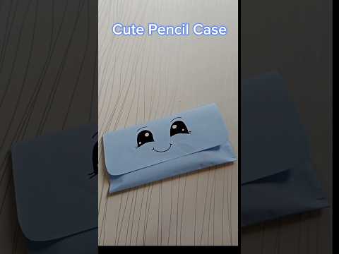 DIY Pencil case /How to make pencil box with paper /origami Pencil Box /Paper Craft #diy #shorts