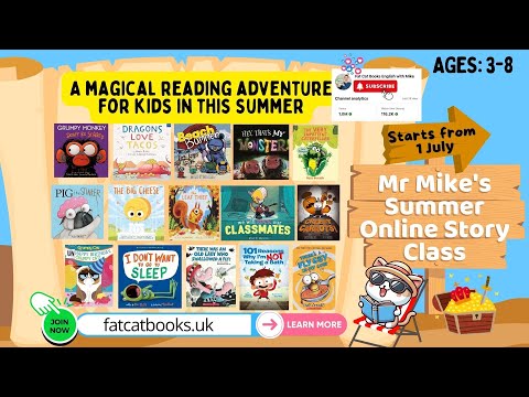 Summer story class, kids learning, phonics #homeschooling#readaloud#bedtimestories #storytime