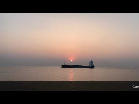 Sunset at Diamond Harbour, India