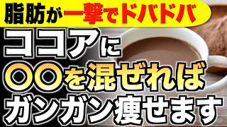 ココアパウダーの効果が凄すぎる！混ぜると痩せ効果が倍増する食材５選【ダイエット／腸内環境】