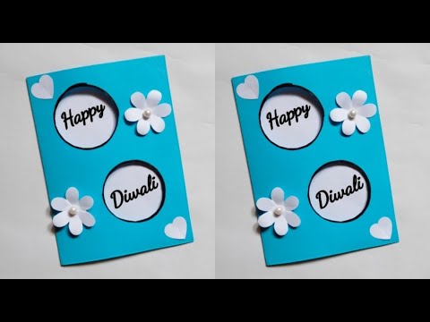 🪔 Handmade 🪔 Greeting Card For Diwali/How To Make Diwali Card at Home/Easy & Beautiful Diwali Card