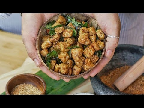 Easy tempeh recipe! TOASTED CHILLI TEMPEH | Easy vegan and vegetarian recipe |