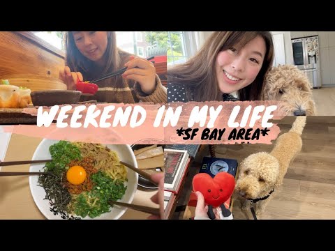 spend an *unrealistic* weekend with me 🍵 ft. "that girl" vibes in SF Bay Area | 歌志轩，DIY衣服，樱桃季，在家烧烤带狗