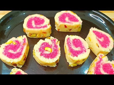 புதிய சுவையில் வாயில் வைத்தவுடன் கரையும் ஸ்வீட் ரெடி 😋 | Instant Diwali Sweet |Coconut Roll in Tamil