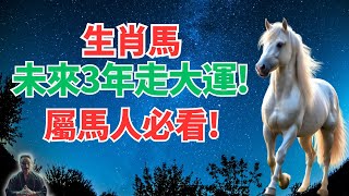 生肖馬，命理推算：未來3年你要走大運！吉星高照，一路上升，財多福多、驚喜連連！屬馬人必看！ #生肖馬2024年運程 #生肖馬2024年運勢 #屬馬人2024年運程 #屬馬人2024年運勢