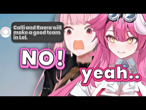 Calli and Raora will be a good team in League of Legends... [HololiveEN]