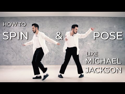 Como GIRAR e fazer as POSES do Michael Jackson - Ricardo Walker Ensina