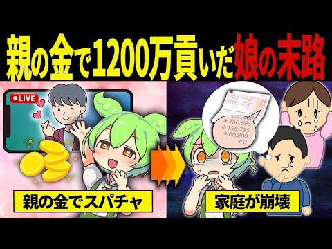 【実話】親の金1200万をスパチャに課金したずんだもんの末路【ずんだもん＆ゆっくり解説】