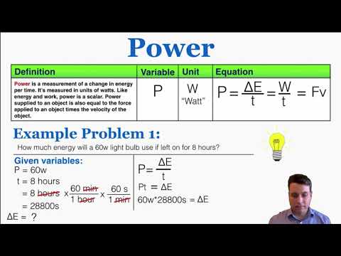 Power - IB Physics