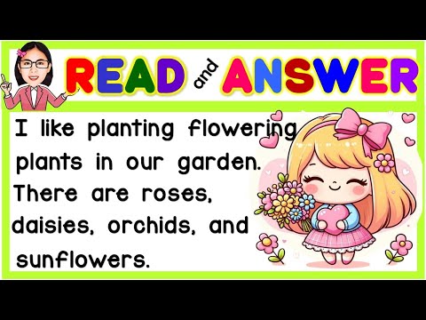 SHORT STORY WITH QUESTIONS | READING COMPREHENSION | Learn to Read | Practice Reading