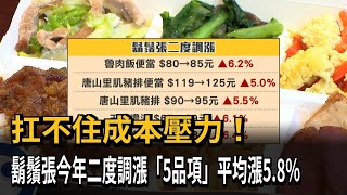 扛不住成本壓力！ 鬍鬚張今年二度調漲「5品項」平均漲5.8％－民視新聞