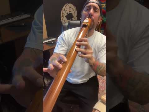 Sub Bass Native American Style Flute in A made by Geri Littlejohn