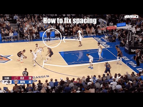 Knicks spacing, Hukporti Highlights and why we lost [Knicks vs Cavs Film Analysis]