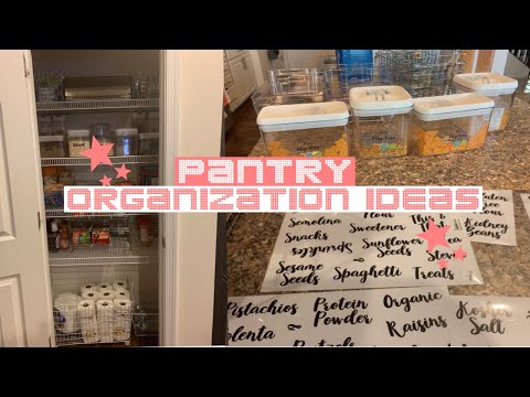 Pantry Organization 2019| Tips On How To Organization Your Pantry!