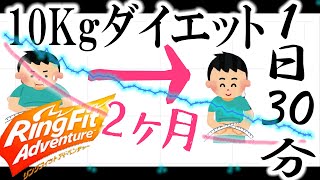 【ガチ検証】二か月で10kg減量できるのか？【リングフィット】