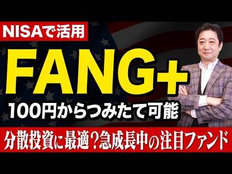 【FANG+】知名度が高い米国上場企業が多数！爆伸び中のファンドを投資歴28年のプロが徹底分析【投資信託 資産形成】