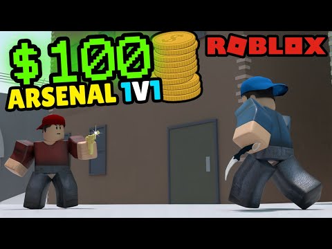 Arsenal 1v1 for $100 on Roblox