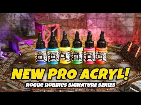 NEW Monument Hobbies Pro Acryl Signature Series Rogue Hobbies Paint Review!