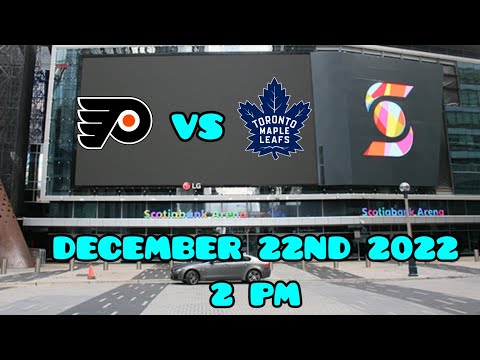 AFTERNOON GAME!!! UPCOMING GAME ANNOUNCEMENT VIDEO Leafs vs Flyers Dec 22nd 2022 MUST SEE