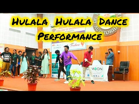 Hulala Hulala Dance Performance in Andhra University College of Engineering 💥